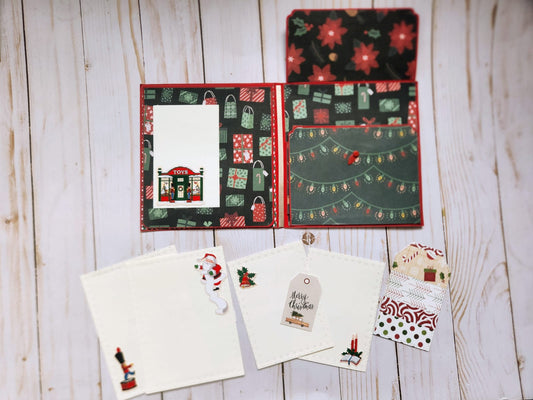 Tarjeta grande Navidad "Merry & Bright"