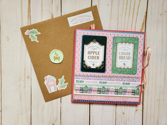 Tarjeta grande "Ginger bread" Navidad