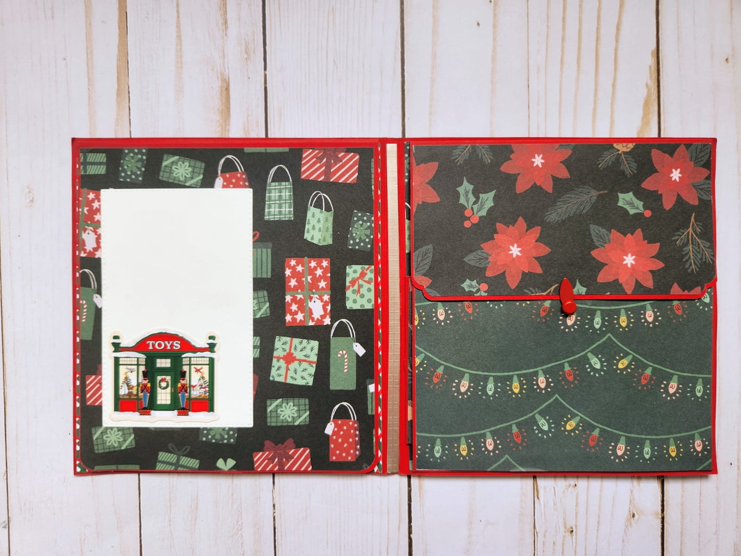 Tarjeta grande Navidad "Merry & Bright"