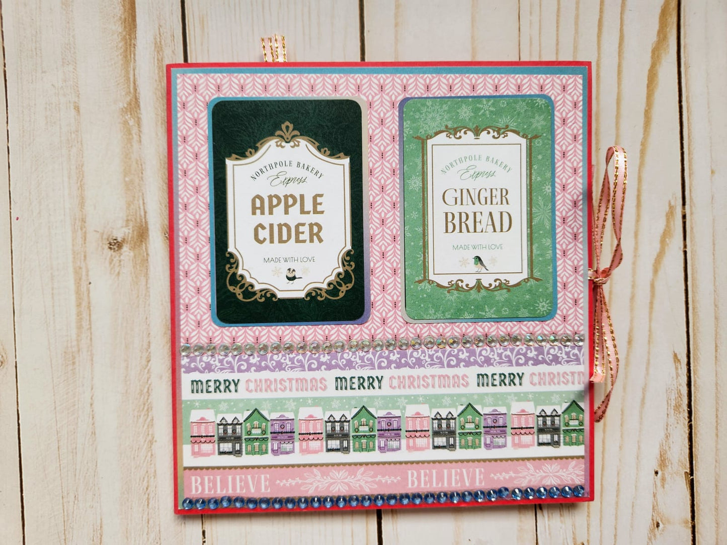 Tarjeta grande "Ginger bread" Navidad